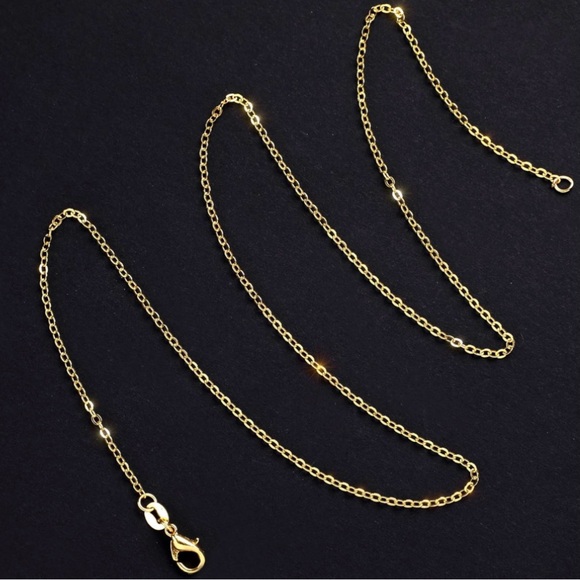 “Black Druzy & Clear Quartz” Crystal Pyramid Terminated Point Wand Gold Necklace - Picture 4 of 16